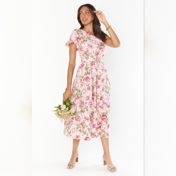 Show Me Your MuMu Deluca Garden Romantic Dress XL Party Spring Floral Feminine - Picture 3 of 9